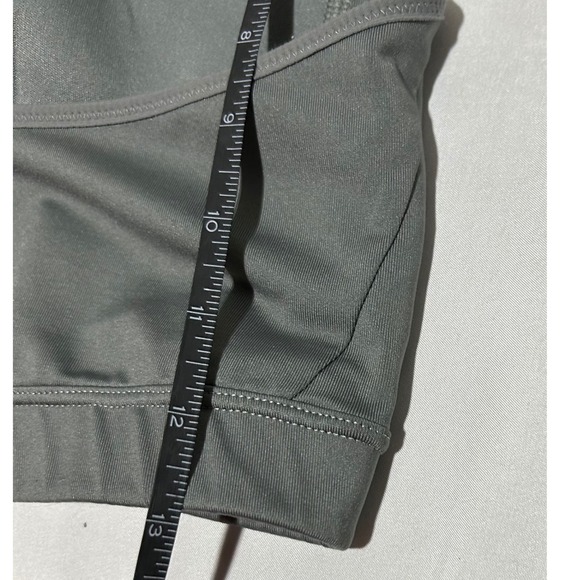 Nike Women Large Gray Racerback Sports Bra Athletic Workout Gym Fit - Picture 6 of 6